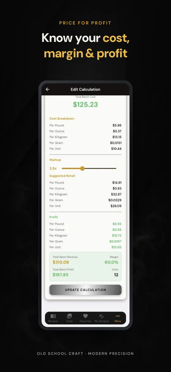 Cost calculator